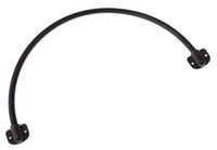 RS PRO Lege buis kunststof, Ø 10 mm nom, deurkit, zwart A ø 10 mm I ø 6,2 mm x 500 mm, met IP-beschermingsklasse