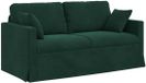 vidaXL Sofa Dark Green Velvet 158 x 78 x 80 cm