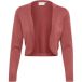 KAFFE Kaffe Bolero, lange mouwen, regular fit, open voorkant, ronde randen, bolero, dames, Apple Butter, M