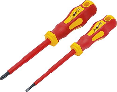 BGS 35812 VDE Screwdriver Set - 2-Piece - Slotted/Phillips PH - DIN EN 60900