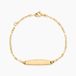 Eowyn Bracelet Identitée Argent Doré A L'Or 750/1000