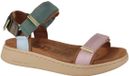 Woden LEGACY ONE A/S Sandalen Line Vrouwen 39 911 Algae Multi Platte sandalen