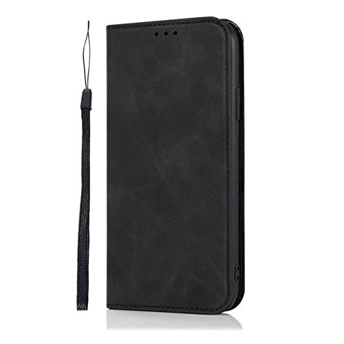 GGOIl Luxe Lederen Flip Case Voor iPhone 13 12 Mini 11 Pro X XR XS Max SE 2020 8 7 6 6s Plus Cover Magnetische Kaarthouder Telefoon Coque, Zwart, Voor iPhone 7 8