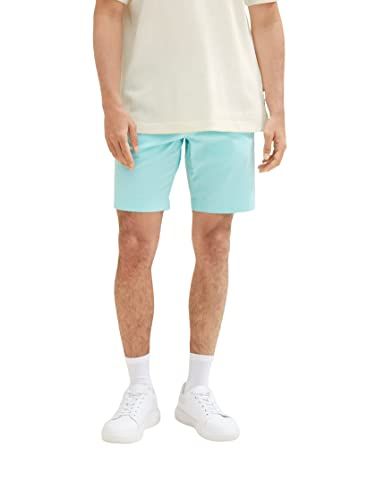 TOM TAILOR Heren 1036305 Bermuda Shorts - 31046-Blue Tibetaanse Stone - 31