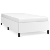 VidaXL Bedframe zonder matras 90x190 cm kunstleer wit
