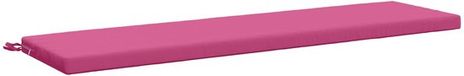 vidaXL Bankkussen SOEST 100% Polyester Roze 150 x 40 x 5 cm