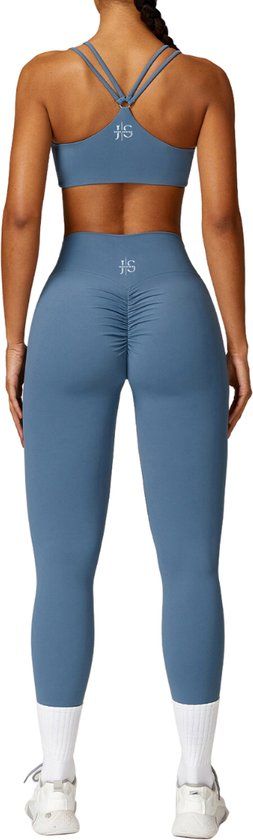 June Spring Sport Legging - Grijsblauw - Maat M