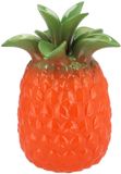 DK Design Bloemenvaas Tropical Pineapple - ananas vaas - oranje - D16 x H22 cm
