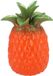 DK Design Bloemenvaas Tropical Pineapple - ananas vaas - oranje - D16 x H22 cm