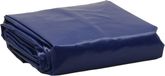 vidaXL Zeil Blauw Canvas met PVC-coating 5 x 5 m