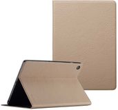 Selencia Tablet Hoes - Geschikt voor Samsung Galaxy Tab A9 Plus - Bookcase - Beige