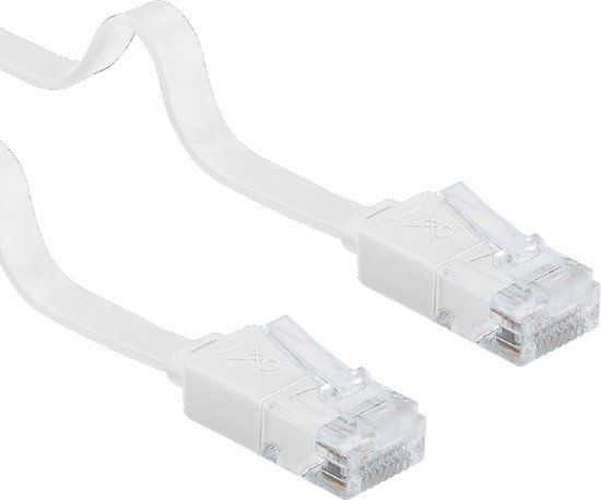 Merkloos Wentronic CAT6 Netwerkkabel - RJ45 - Wit - 15 m