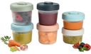 Clips de rangement - Lot de 6 - Hermétique - Sans BPA - Pour lait maternel