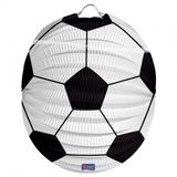 Merkloos Voetbal lampionnen 30 stuks 22 cm Multi Papier