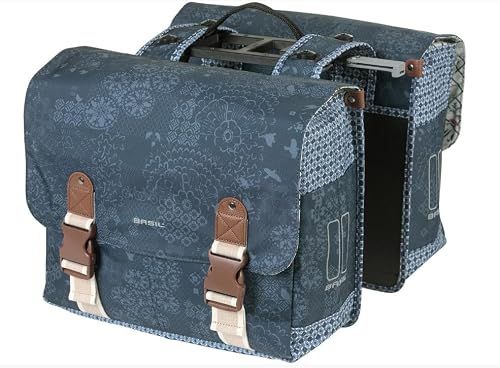 Basil Boheme dubbele fietstas MIK - 35L, blauw