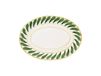 Pick a Poppy Green Swirl Assiette plate, 32 cm