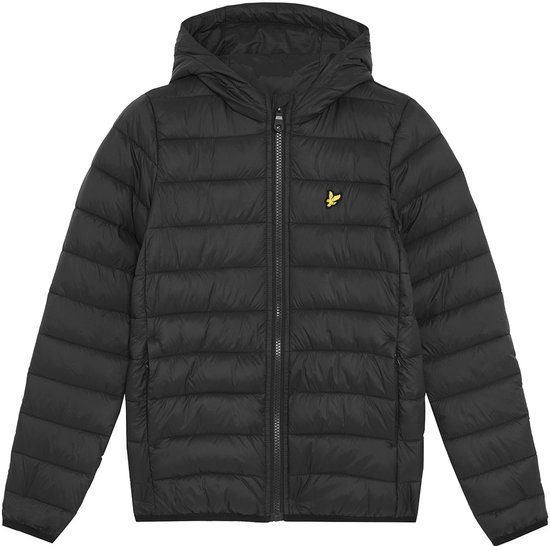 Lyle & Scott winter winterjas jongens - zwart - gewatteerd
