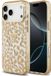 Guess Back Cover Case - iPhone 17 Pro Max - Brown - MagSafe - Leopard Glitter Edition