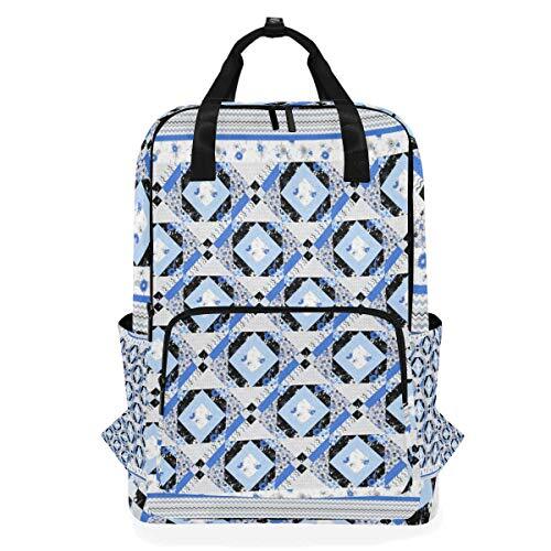 MONTOJ Travel Rugzak Midnight Quilt School Rugzak