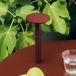 HAY Lampe de table LED HOST PORTABLE, rouille rouge, 22 cm, IP44