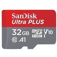 SanDisk Ultra PLUS - 32 GB microSDHC UHS-I Kaart