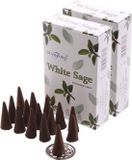 Stamford wierook kegeltjes witte salie geur - 30x