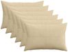 vidaXL - Kussensloop - 6 stuks - ALMELO - Grijs - Groen - 40 x 60 cm - corduroy