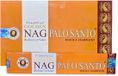 Golden Nag Palo Santo encens 15 grammes - boîte de 12 pièces.