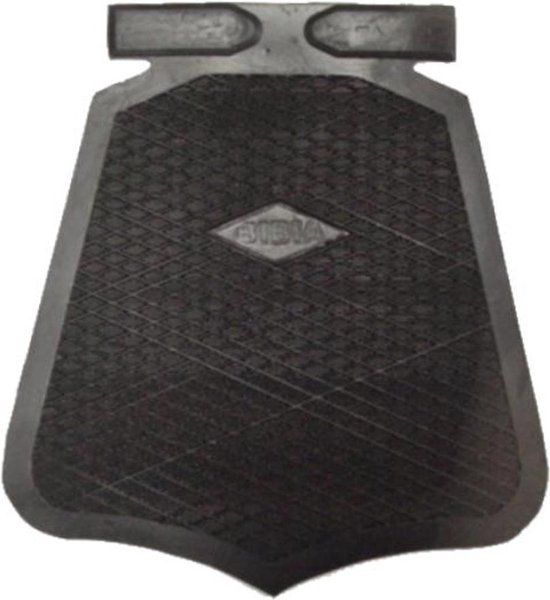 Bibia spatlap classic rubber ombuig - Zwart - 28 Inch - Voor