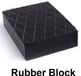 Kora Rubberen blokken 160 x 120 x 80 mm, zwart