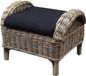 AVH Outdoor Tuinmeubelen Naturel repose-pieds 50x65xH43 cm - olefin black