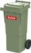 Markenlos CLASSIC vuilnisbak 60 liter groen RAL6011