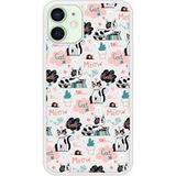 Miaou Bedrukt siliconen hoesje compatibel met iPhone 12 Mini