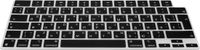 kwmobile siliconen toetsenbordbeschermer QWERTY (Russisch) geschikt voor Apple Macbook Air 15 M3 2024 A3114 - Keyboard cover in zwart