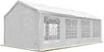 TOOLPORT Tente de réception 4x8 m Pavillon PVC résistant 600 N bâche imperméable et montage rapide