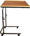 Queralto Table de lit | Table d'appoint pour canapé | Légère et réglable en hauteur | À roulettes et inclinable | Couleur bois | Sierra