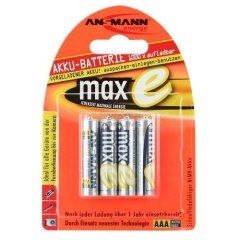 Ansmann AAA NiMH Batterijen - 800mAh (4 stuks)