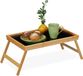 Merkloos Relaxdays bedtafel inklapbaar