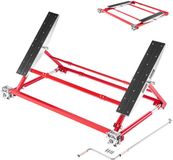 VEVOR Plateforme élévatrice portable, capacité de levage de 2000 kg, construction en acier avec système de levage rapide, hauteur de levage maximale de 585 mm, largeur réglable et roues. Dispositif de levage pour voitures et camionnettes, pour garages et ateliers
