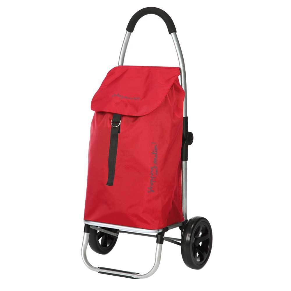 Playmarket Go Two Compact Boodschappentrolley red Trolley Rood