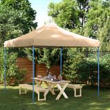 vidaXL Partytent 292 x 292 x 315 cm beige Oxford stof