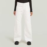 G-Star Bowey 3D Carpenter Loose wmn Jeans Dames Faded Chalkstone GD Katoen 25/28