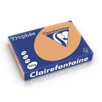 Clairefontaine gekleurd papier mokkabruin 120 grams A4 (250 vel)