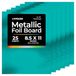 Hygloss Metallic Folie Board Sheets, Lichtblauw