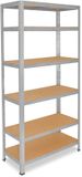 Shelfplaza HOME metalen stellingkast - 200x80x60 cm - verzinkt - 6 planken
