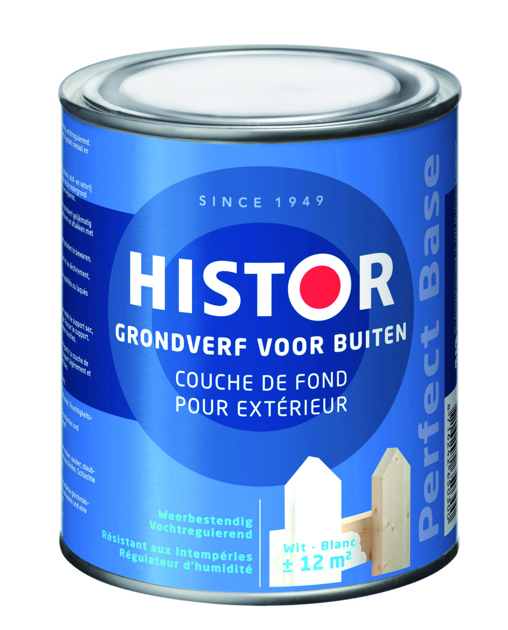 Histor Perfect Base grondverf buiten wit 2 5 liter