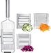 Krups Râpeur et coupe-légumes 3 en 1 en acier inoxydable KP36845
