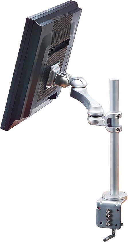 ROLINE LCD monitorarm - 3 draaipunten - tafelmontage - zilver