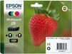 Epson Erdbeere 4CL Tintenpatronen, Multipack, Farben: Schwarz, Cyan, Magenta, Gelb