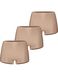 Ten Cate 3-pack Secrets dames boxershort 30178 - Voordeelverpakking - Multipack - Aanbieding - XL - beige